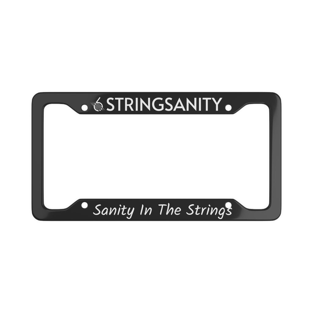 6StringSanity - Sanity in the Strings License Plate Frame