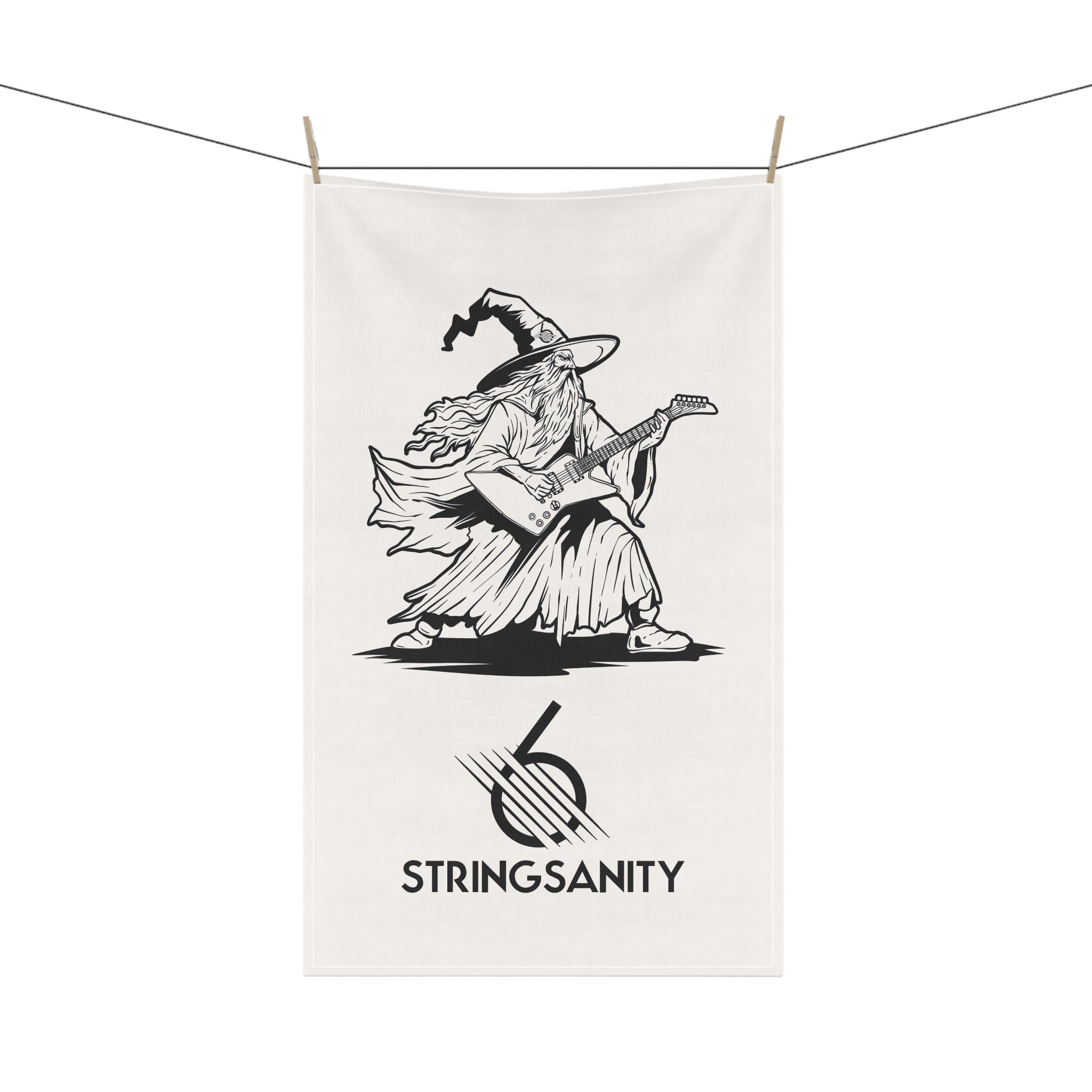 Guitar Wizard Tea Towel
