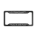 6StringSanity License Plate Frame - 'Plug In and Play'